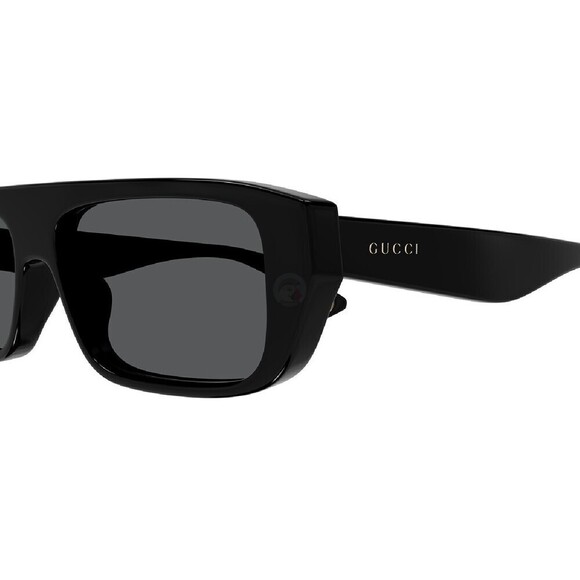 NWT Gucci GG1617S-001 Black Square 56mm Sunglasses